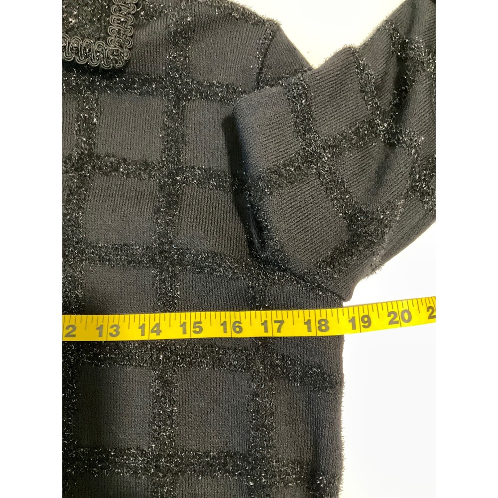 St. John Marie Wool Tweed Cardigan Jacket Blazer Sweater Santana Knit Metallic 2 - Picture 5 of 7